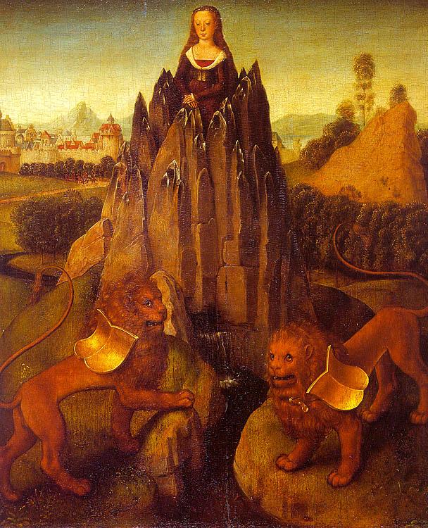 Hans Memling Allegory of Chastity oil painting image